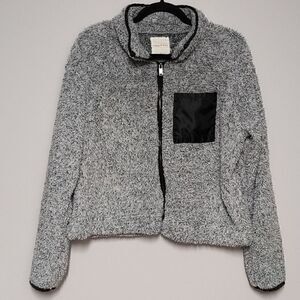 copper key Sherpa zip up